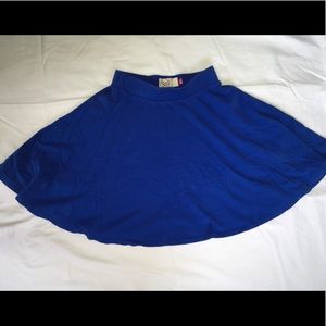Blue Skater Skirt
